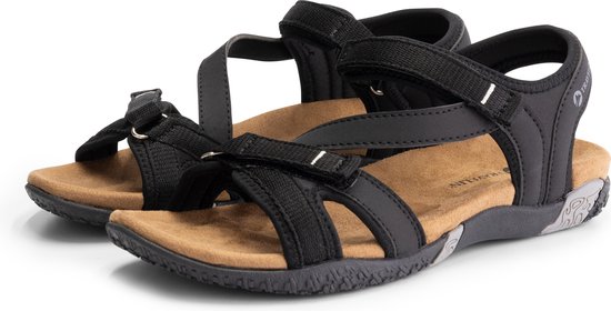 Travelin' helsem Sandalen - Dames - Zwart - Maat 40