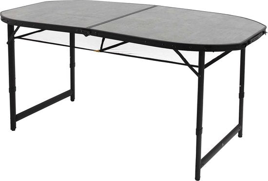Bo-Camp - Industrieel - Tafel - Northgate - Ovaal - Koffermodel - 150x80 cm