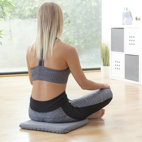 InnovaGoods Gel Zitkussen - Hexafresh - Ergonomisch - Honingraat - Blauw