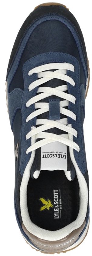Lyle & Scott Leno Sneakers Laag - Blauw - Maat 43