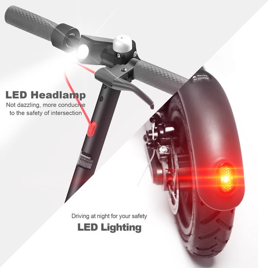 D8 Pro S Elektrische Step | 500W | 8.5" | Zwart | Max. Snelheid 25 km per uur | iOS/Android App