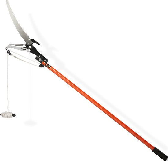 Gardebruk Takkenzaag Telescopisch - 2in1 Zaag & Snoeischaar - Oranje