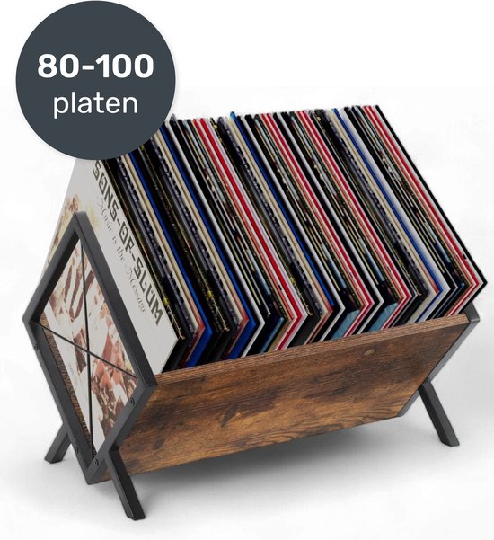 Luft LP houder - Vinyl - Opbergsysteem - Platenrek - Houder - Standaard - Album