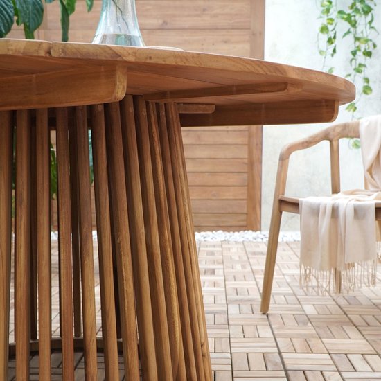 House Nordic Eettafel Lorca - Teak - Naturel - 120cm