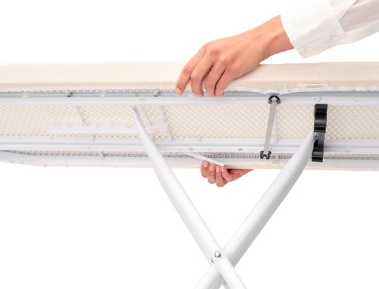 Brabantia STRIJKPLANK B - 124 x 38 cm, voor stoomstrijkijzer - Fresh Breeze