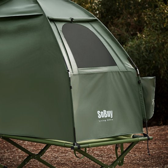 SoBuy Opblaasbare Camping Tent - multifunctioneel design - 193x161cm - OGS32-II-GR