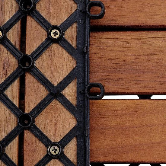 1x Houttegel Acacia - Mozaïek 30x30cm - FSC®-gecertificeerd