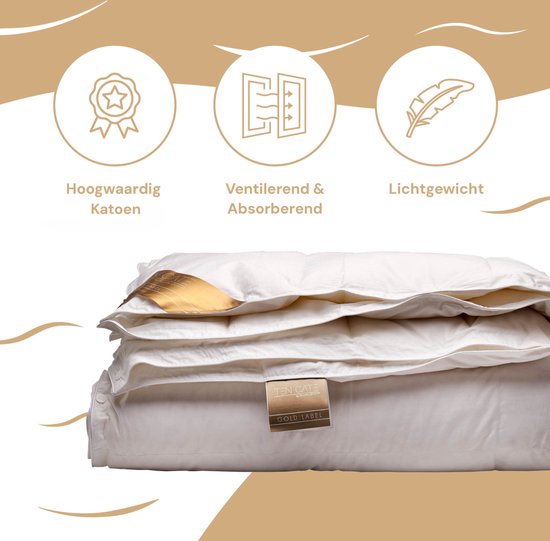 Ten Cate Dekbed - Dekbed 140 x 200 - Donzen Dekbed 140x200 - 90% Ganzendons