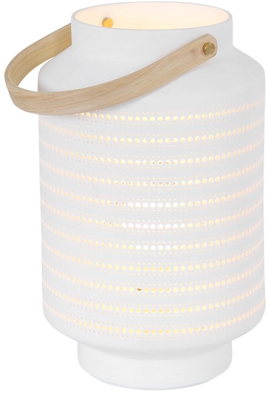 Anne Lighting tafellamp Porcelain - wit - porselein - 14 cm - E14 fitting - 3058W