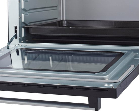 Tomado TEO6000B - Vrijstaande oven - 60 Liter - 2000 Watt - Hetelucht - 4 insteekniveau's - Zwart