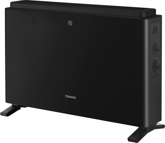 Tomado THC2003B - Elektrische kachel - Convectorkachel - 24m² - 2000 watt - Zwart