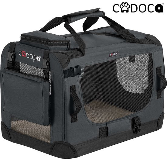 Cadoca Honden & Katten Reismand S - 51x35x36cm - Antraciet