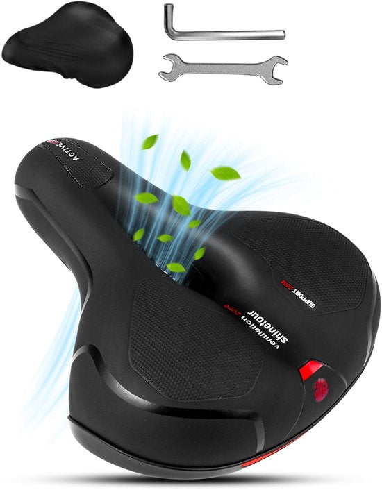 Proskill Fietszadel – Ergonomisch – Waterdicht – Met Vering & Gelvulling