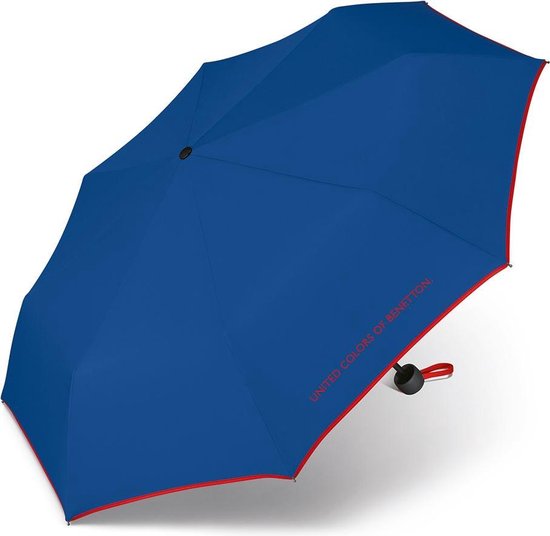 United Colors of Benetton Super Mini Paraplu Ø95 cm blauw opvouwbaar