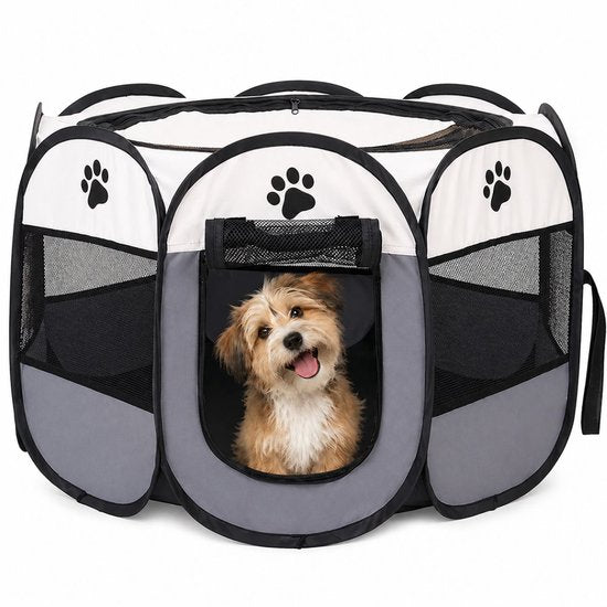 Ceruzo Puppyren Opvouwbaar – Voor Kleine Honden - Katten - Konijnen – 73 cm
