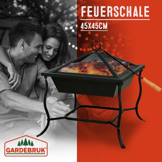 Gardebruk Vuurmand - Buitenhaard- Sfeerhaard 45x45cm