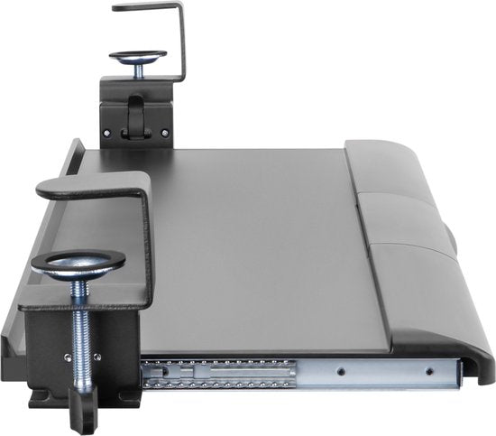 Toetsenbord lade onder bureau - toetsenbord houder - toetsenbordlade - toetsenbord onder bureau - keyboard tray - ergonomisch zithouding - hoogte verstelbaar en uitschuifbaar