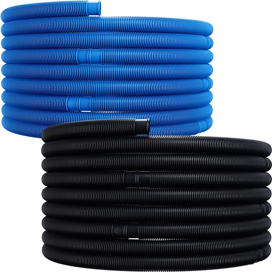 Monzana Zwembad Filter Slang - 10m Ø 38mm - Flexibel - Zwart