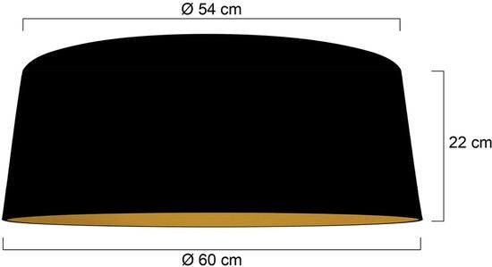 Steinhauer - kap - Lampenkappen - zwart - linnen - E27 - K2013SS