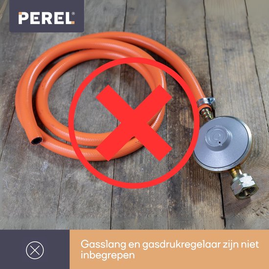 Perel Terrasverwarmer op gas, butaan of propaan, 4500 W