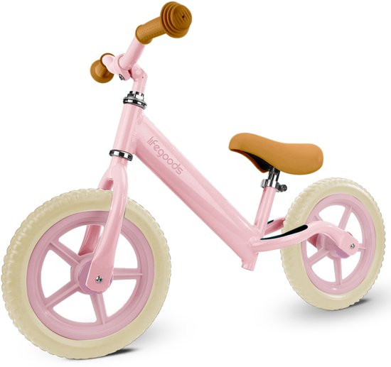 LifeGoods Loopfiets - 2-5 jaar - Jongens en Meisjes - Balance Bike - Roze