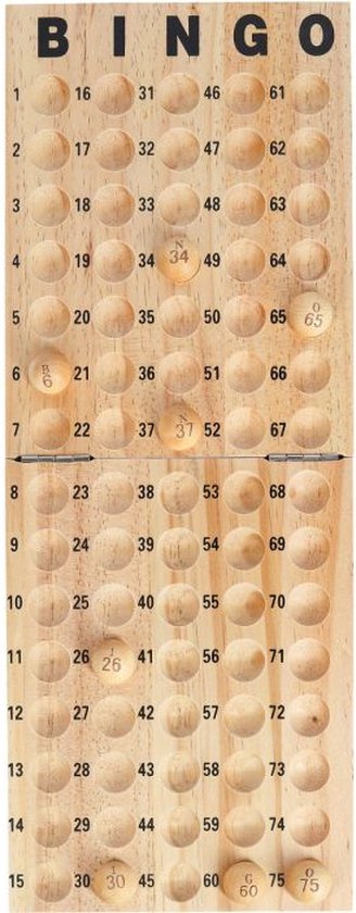 Buffalo Bingomolen Set – 24 cm – Compleet met Ballen en Nummerkaart – Ideaal voor Familieavonden, Feestjes en Verenigingen
