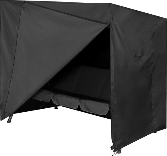 Kingsleeve Tuinmeubelhoes 185 x 117 x 150 cm Scheurvast UV-bestendig Antraciet