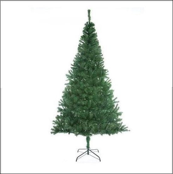 Casaria Kerstboom PVC - Metalen Voet - 240 cm Groen