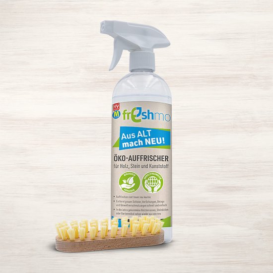 Mediashop Freshmo Set | Eco-verfrisser voor hout, steen en kunststof | Ecologisch schoonmaakmiddel