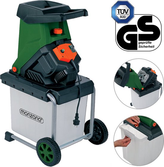 Gardebruk Hakselaar 2500W - Opvangbak 50L Elektrisch