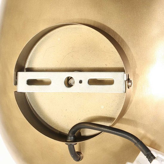 Anne Lighting wandlamp Brassi - brons - metaal - 3680BR