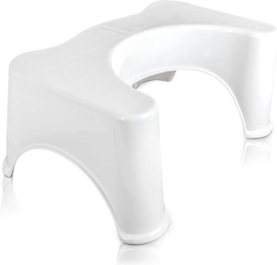 FUCHSI Toiletkruk - 17 CM - Voor Betere Stoelgang - Wit