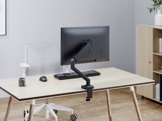VDD Gaming - Monitorarm - Monitor Arm - Monitor Beugel - Scherm Beugel - In Hoogte Verstelbaar - Voor 1 Scherm - Ergonomisch Ontwerp - Zwart
