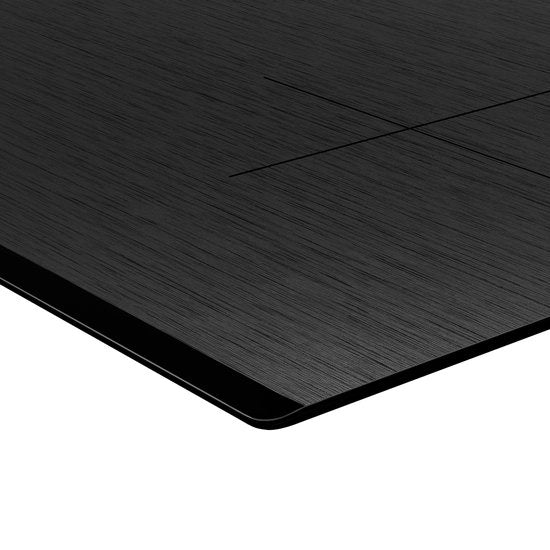 Inventum IKI7735MAT - Inbouw inductie kookplaat - 77 cm - 4 kookzones - Bridgefunctie - 1- of 2-fase - Facetrand voorzijde - Matzwart