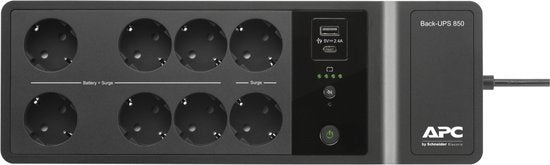 Schneider Electric Voedingssysteem BE850G2-SP - 12V - 9.0Ah Accu - Backup UPS
