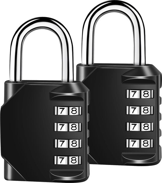 VAIVE Hangslot met Cijfercode - Cijferslot - Slot - Hangslotje - Voor binnen en buiten
