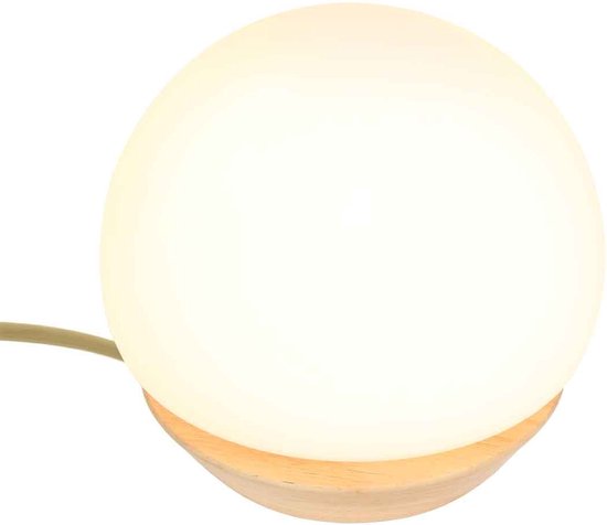 Steinhauer tafellamp Ancilla - naturel - glas - 17 cm - G9 fitting - 7932BE