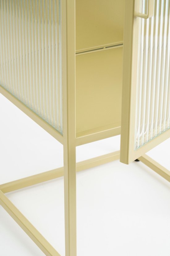 Mica Decorations Opbergkast – Met Deuren – 38 x 35 x 90 cm – Beige