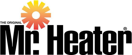 Mr Heater Draagbare Gaskachel MH9BDF - Gasverwarming met Gasfles - Gaskachel Camping - Ruimtes tot 26M2 - Geschikt voor Propaan 31 en Butaan/Propaan G30+31 Patronen - Zwart/Rood