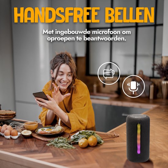 Denver Bluetooth Speaker Draadloos - Lichteffecten - Muziek Box - TWS Pairing - BTL330