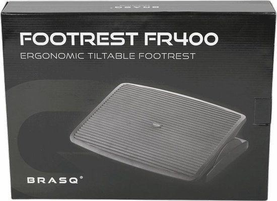 BRASQ Ergonomische Voetensteun voor Bureau - Bureau accessoires - Verstelbaar - Antislip - Voetenbankje