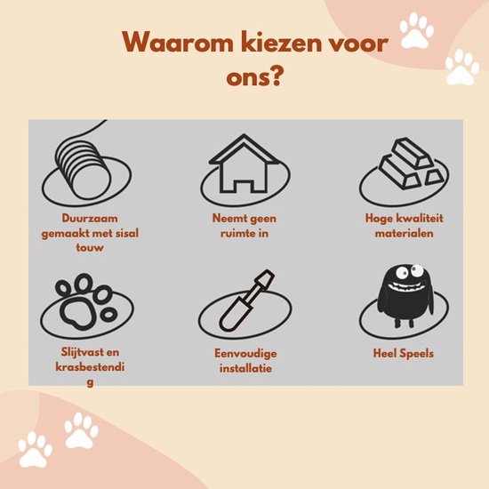 Livista Krabpaal voor Katten - 7 Verdiepingen - 138x48x48 CM - Donkergrijs - Krabpaal Voor Katten Van Alle Soorten
