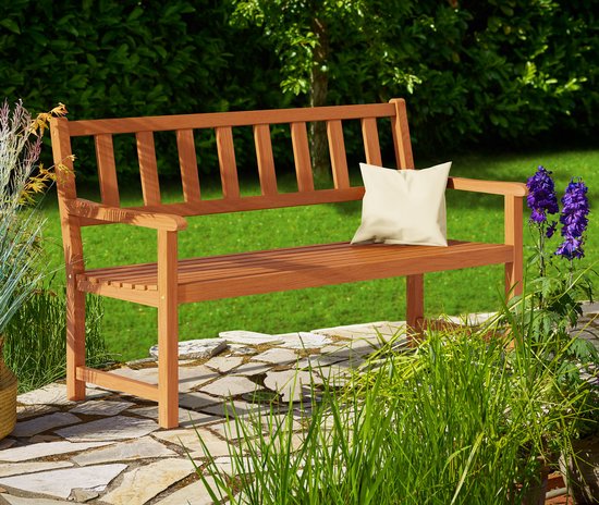 Casaria Tuinbank – FSC®-Gecertificeerd Acacia / 120 cm Breed – Bruin