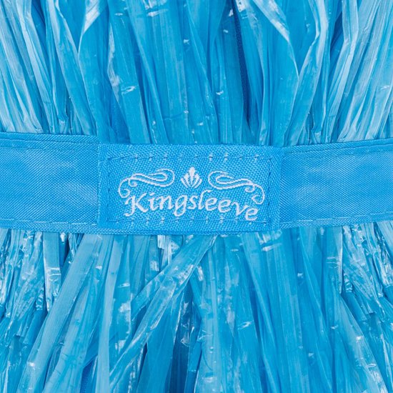 Kingsleeve Parasol Hawaii - 160cm Rond - Blauw