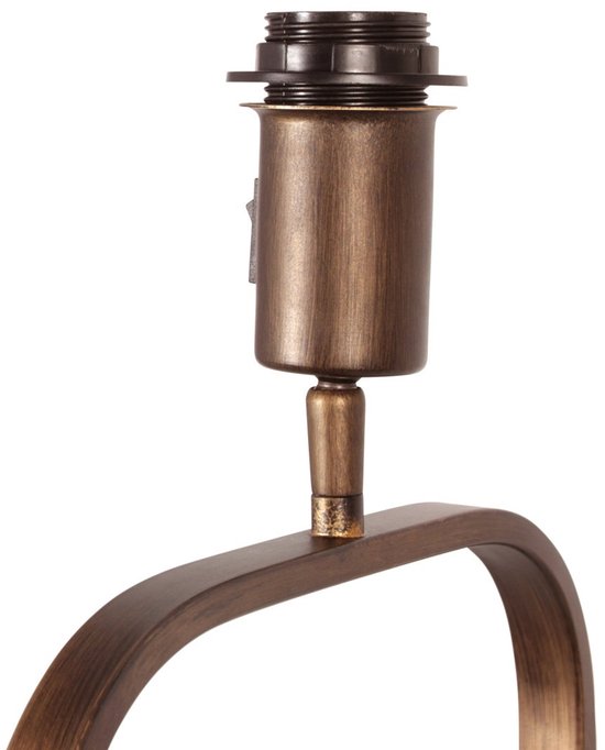 Bronzen Vloerlamp Stang 4740BR, klassieke metalen vloerlamp met kantelbare functie en afmeting 147 cm hoog, robuust ontwerp van Steinhauer