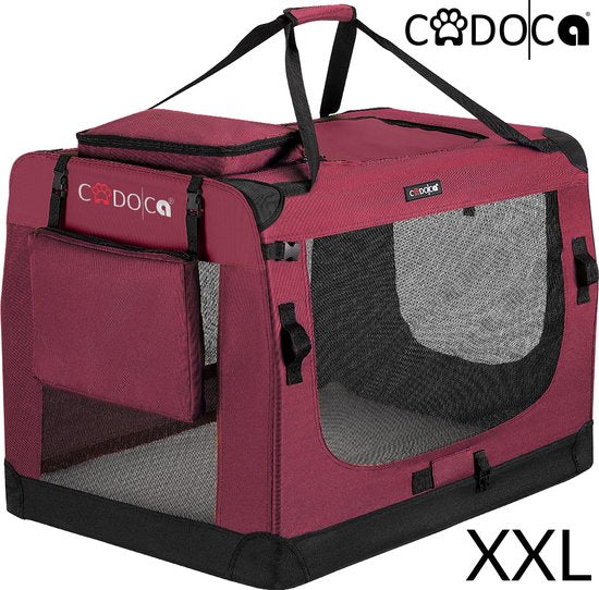 Cadoca Honden & Katten Reismand XXL - 90x59x65cm - Donker Rood