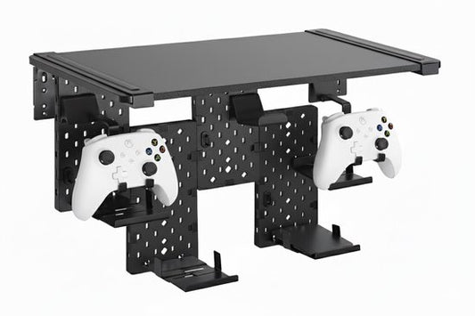 VDD - Mediaplank - opslag voor media - pegboard - zwart