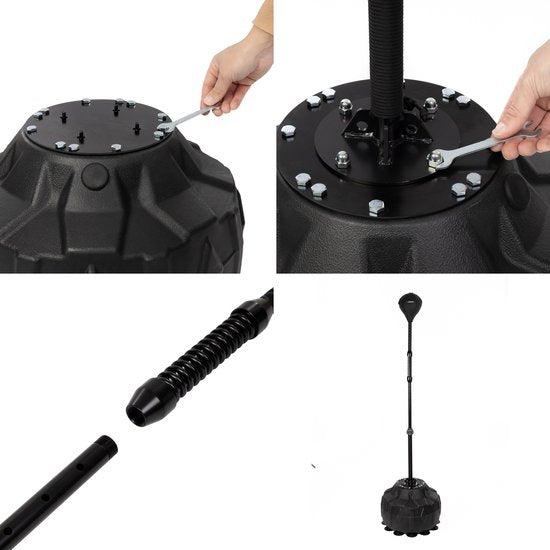 Inventus Extreme Reflex Bokspaal V2 - Cobra Boksbal - Boxing Machine - Boksen en Trainen - Staand / Volwassenen - Verstelbaar van 150 tot 200 cm