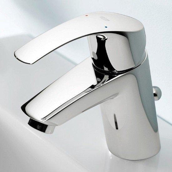 GROHE Eurosmart New Wastafelkraan - Lage Uitloop - Met Stopketting - Chroom