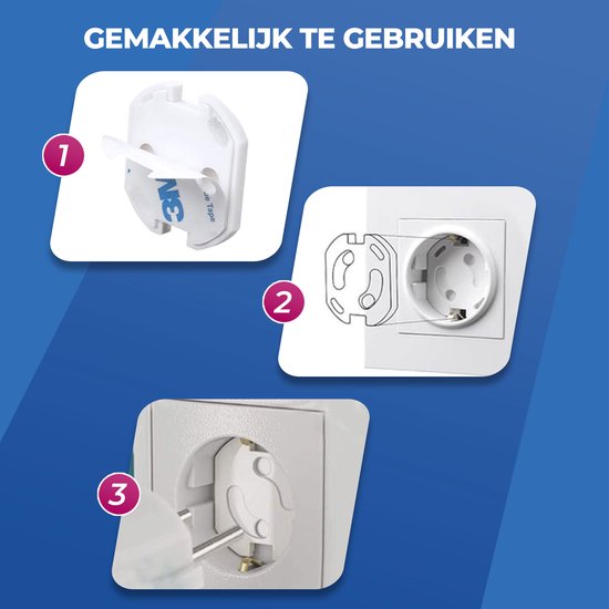 Roegaarden Stopcontactbeveiliging - Stopcontact Beveiliging - Stopcontactbeschermers - 24 stuks - Wit